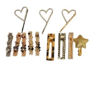 NWOT 12 Pieces Elegant Hair Clips Set